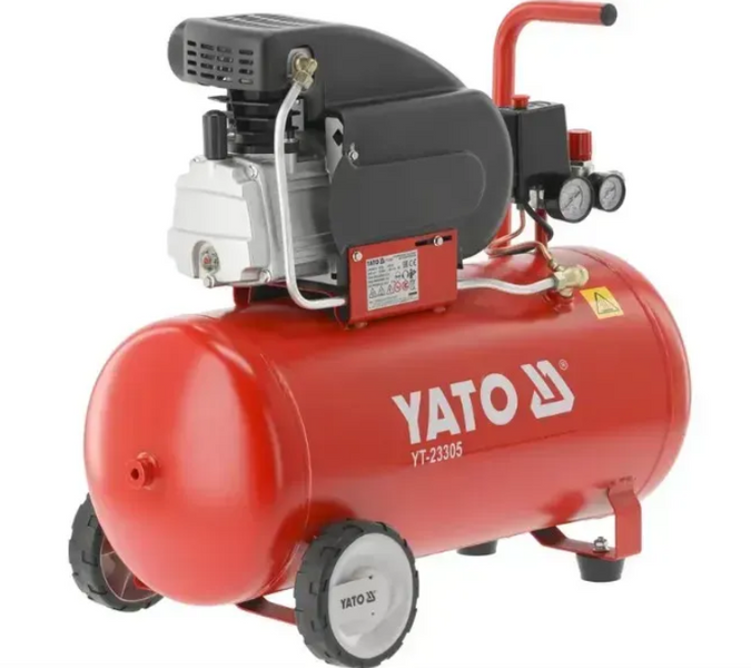Компресор повітряний масляний YATO YT-23305 50 л, 1.5 кВт, 160 л/хв 45644 фото