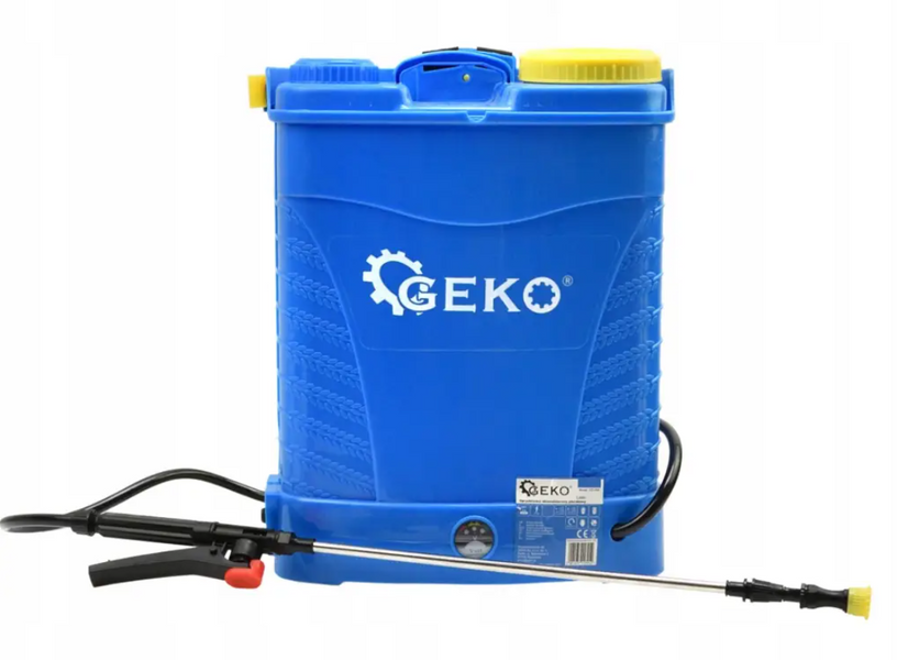 Обприскувач акумуляторний GEKO GK-10, 10 л, 12 В, 8 А&middot;год 00015 фото